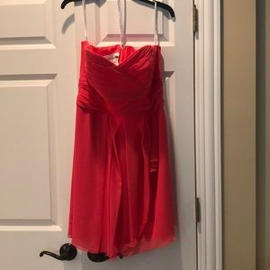 Coral David’s Bridal Strapless Dress // WORN ONCE